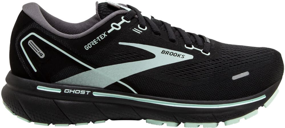 Brooks Ghost 14 Gtx Dame Black/Blackened Pearl/Aquaglass 41 - main photo