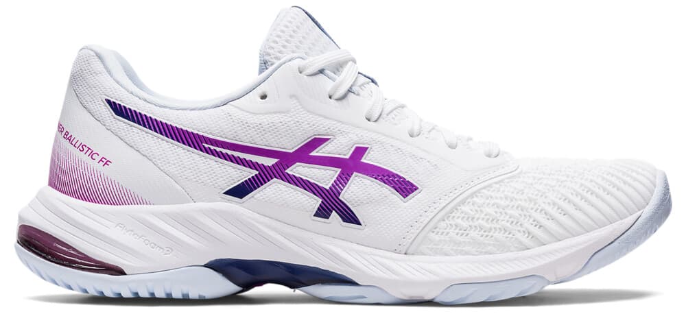 Asics Netburner Ballistics FF 3, hallsko dame 37.5 WHITE/ORCHID - main photo