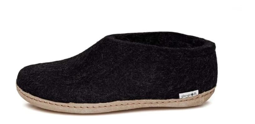 Glerups Shoe Classic Leather Sole 38, Charcoal - main photo