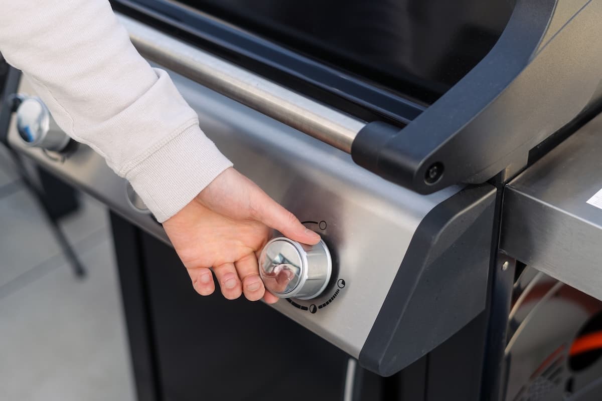 Plassering og plassbehov for gassgrillen