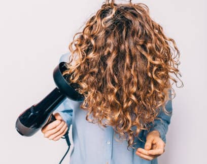 hårføner krøller: hårføner med diffuser