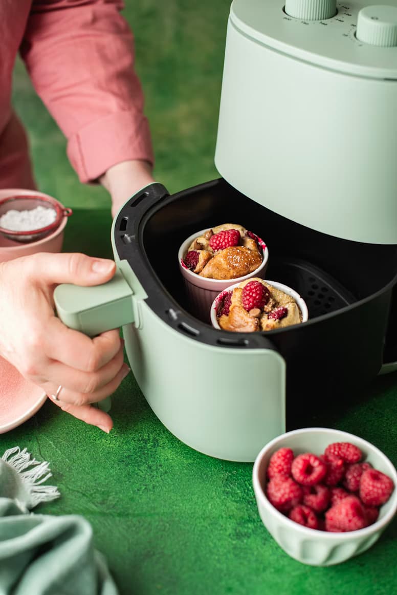 hvordan bruke airfryer