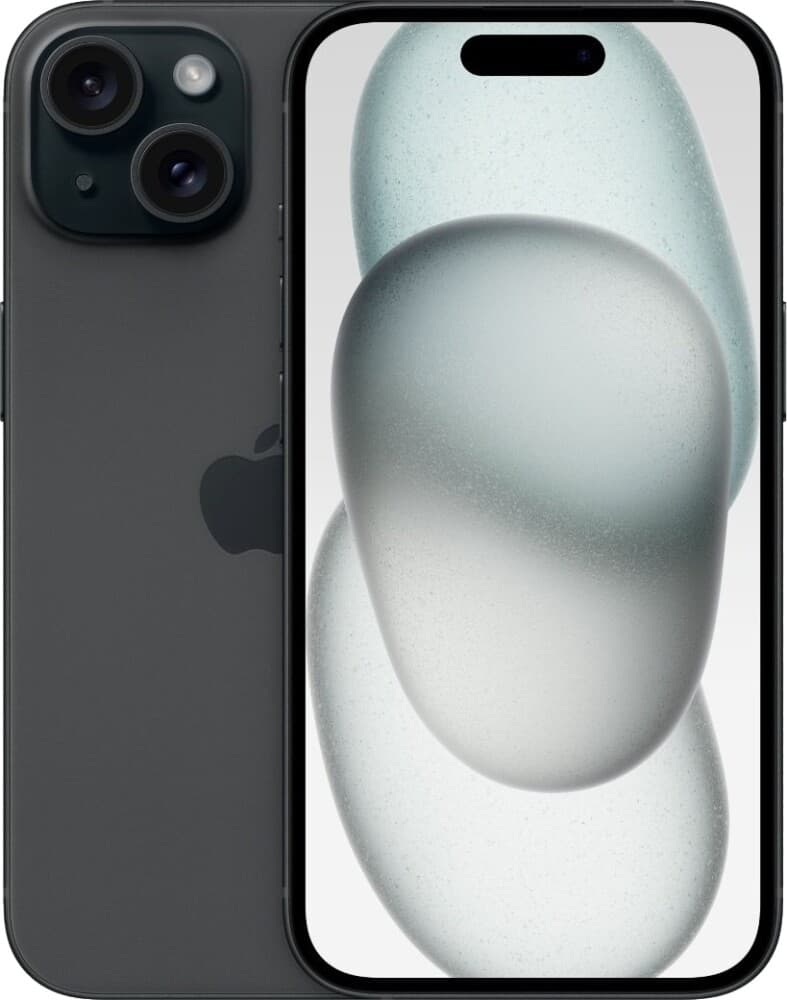 Apple iPhone 15 128GB Titanium Svart