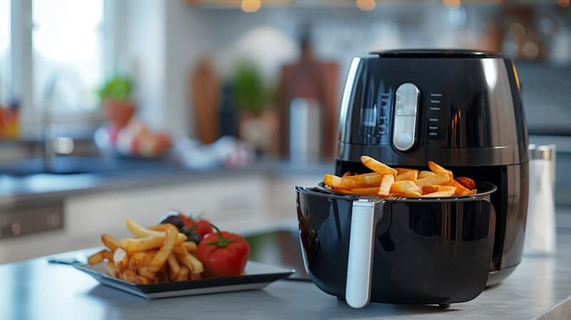 airfryer med pommes frites