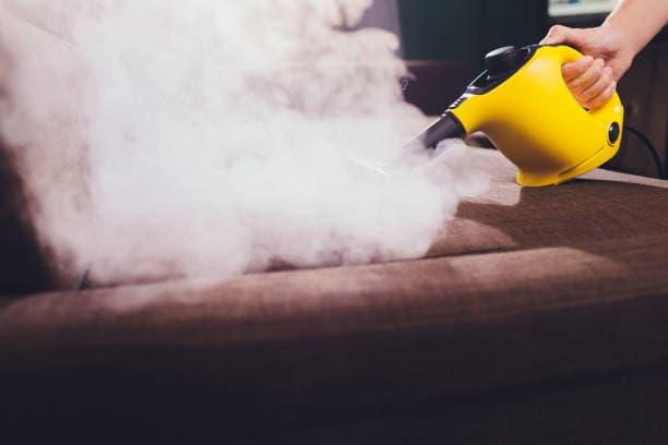 dampvasker sofa: hendig damprengjøringsenhet