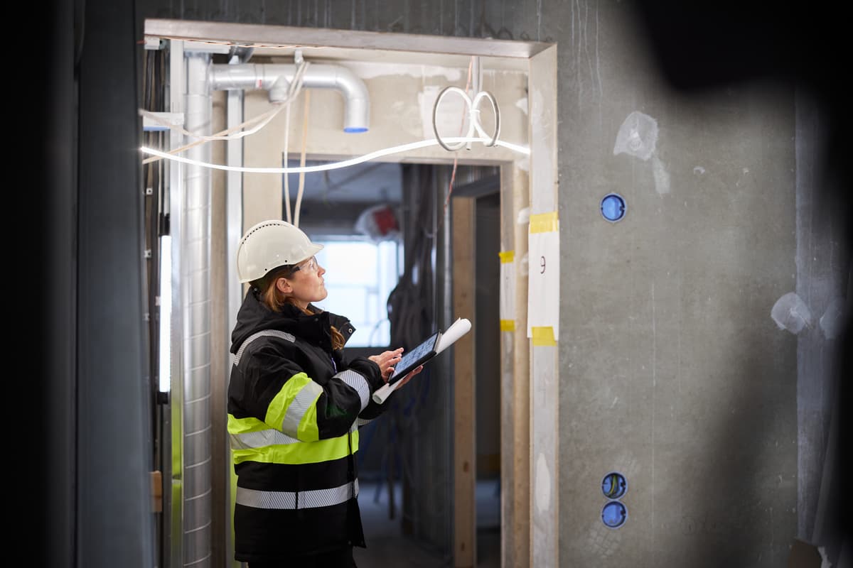 lasemaler byggearbeid