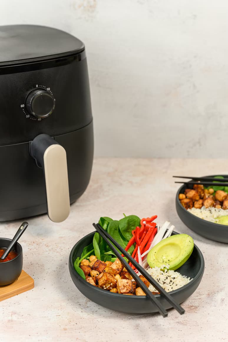 hvordan bruke airfryer