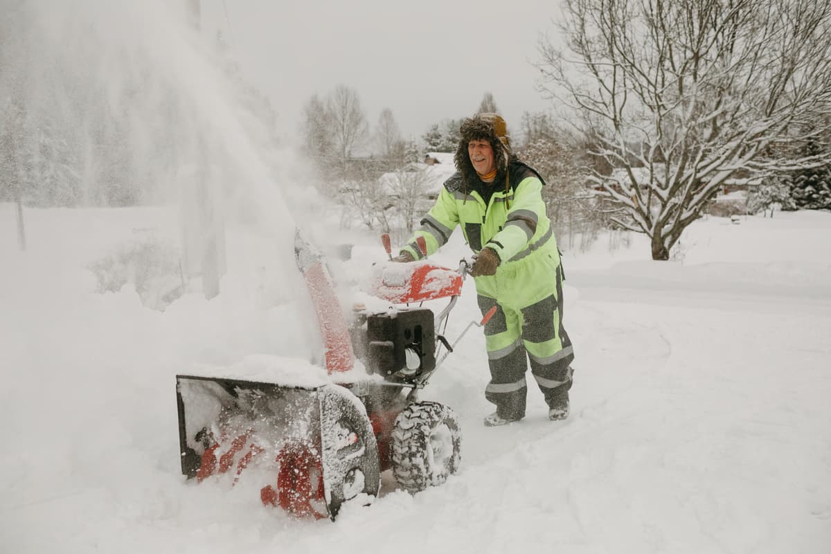 hvordan velge riktig snøfreser: snøplog