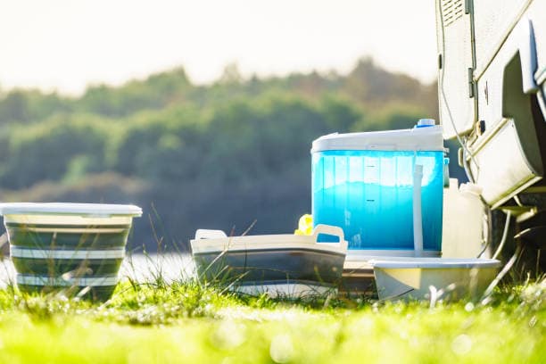 liten vaskemaskin: turist vaskemaskin