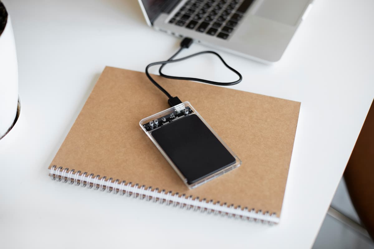 usb: kabel koblet til bærbar PC